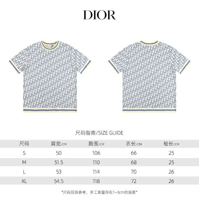 Dior T Shirts Short _SKUDiorS-XLautA4033935